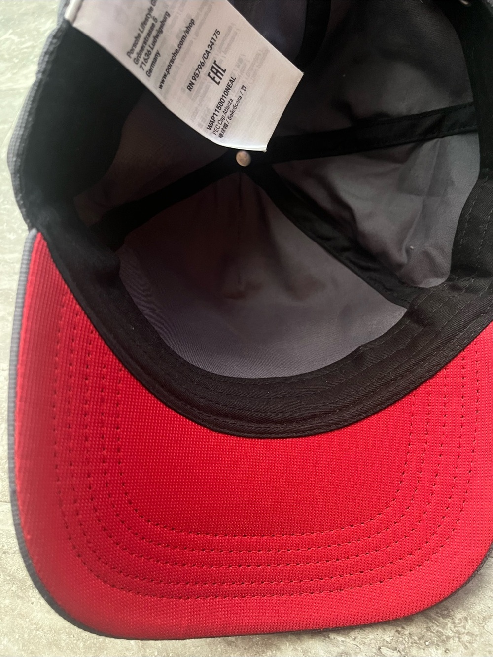 Porsche Experience Center Atlanta Structured Gray Cap - Picture 3 of 4